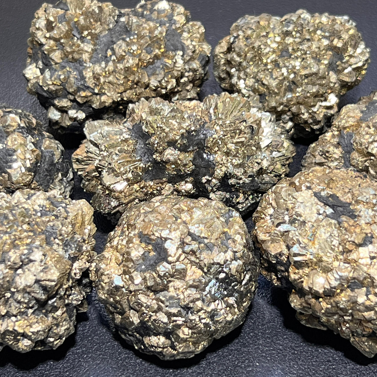 Marcasite Nodules, Raw Metallic Iron Sulfide - By the Piece or Pound, Pakistan