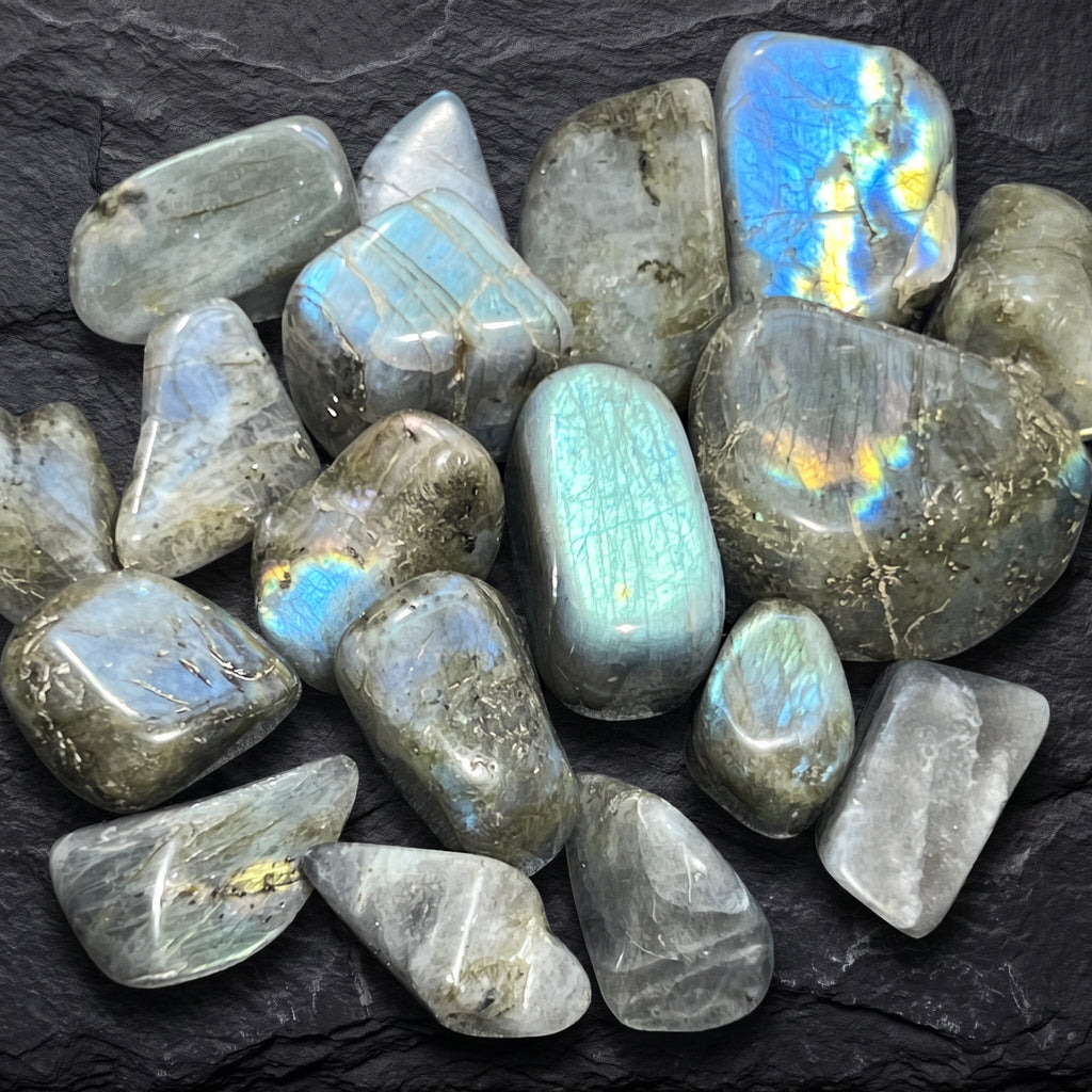 Labradorite Tumbled Stones - Madagascar