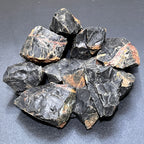 Black Onyx Rough, Large Raw Black & Brown Stones - By the Piece or Pound