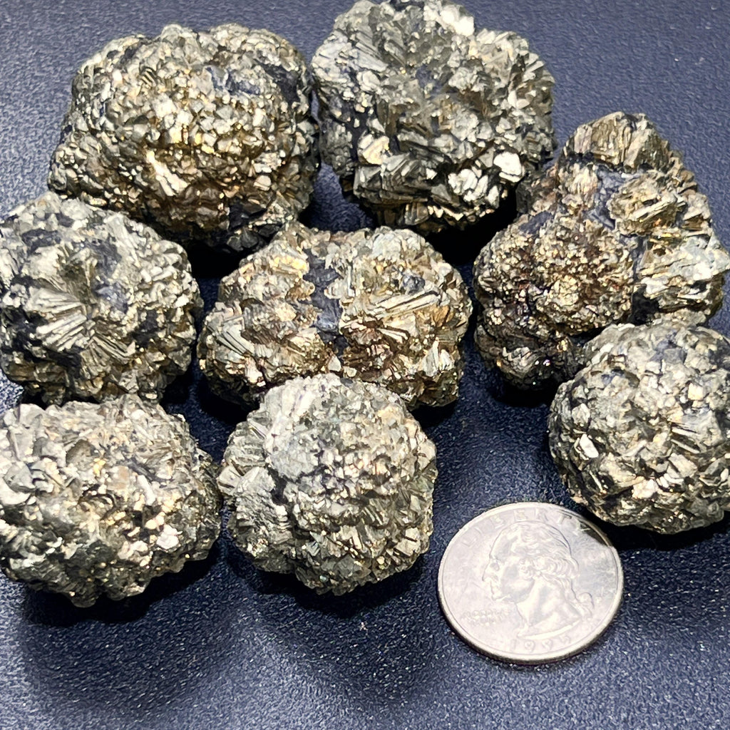 Marcasite Nodules, Raw Metallic Iron Sulfide - By the Piece or Pound, Pakistan