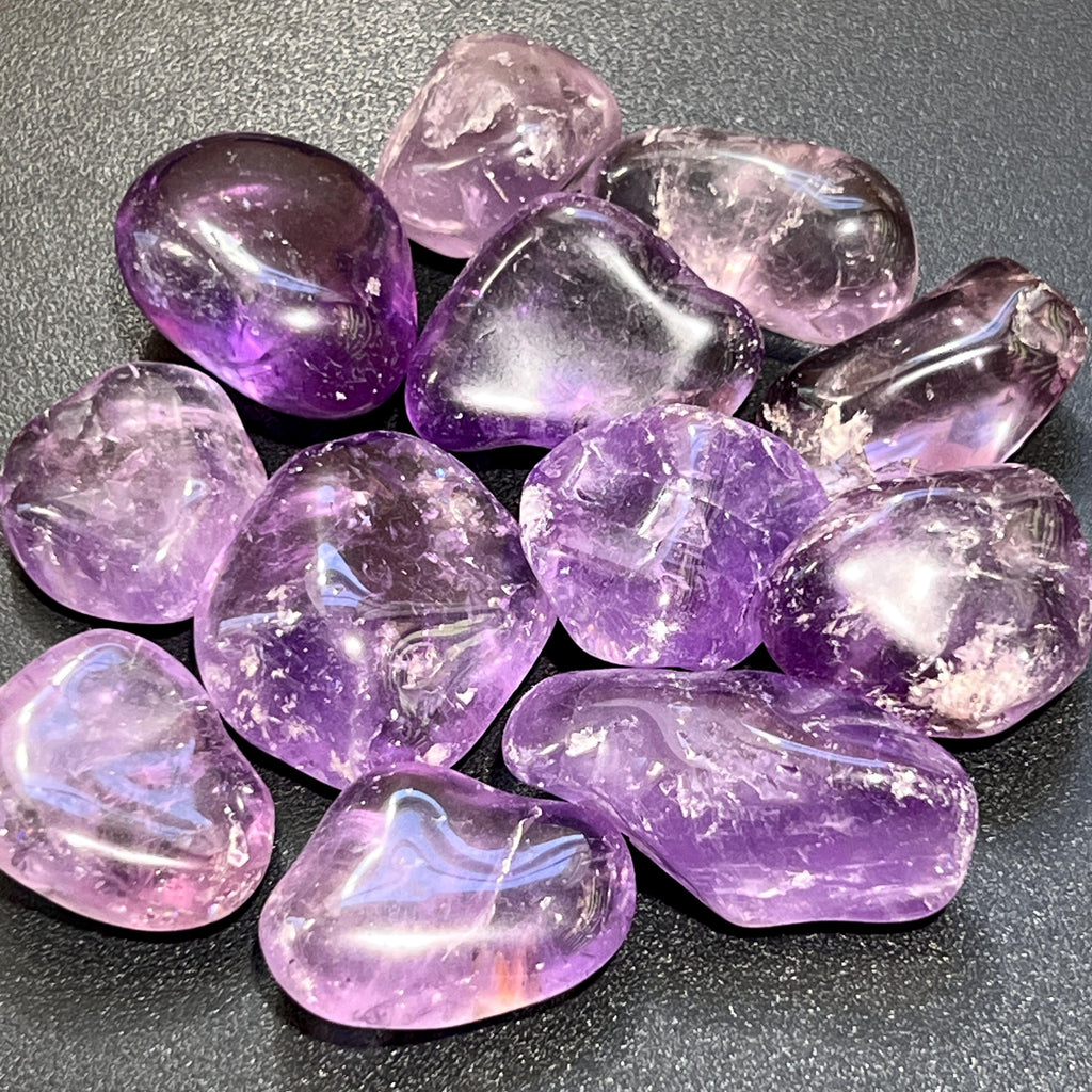 Large Purple Amethyst Crystal Tumbled Stones