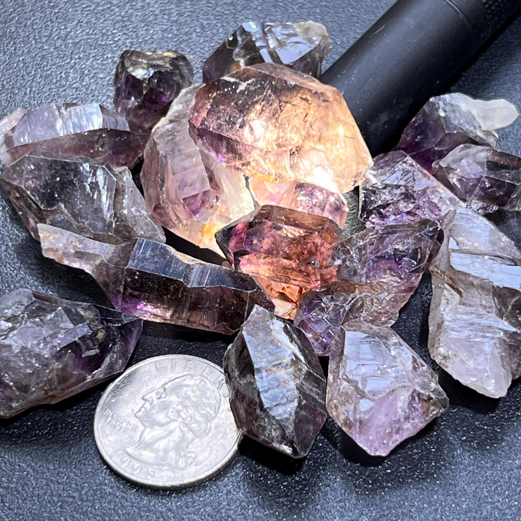 Smoky Shangaan Amethyst Points - Zimbabwe