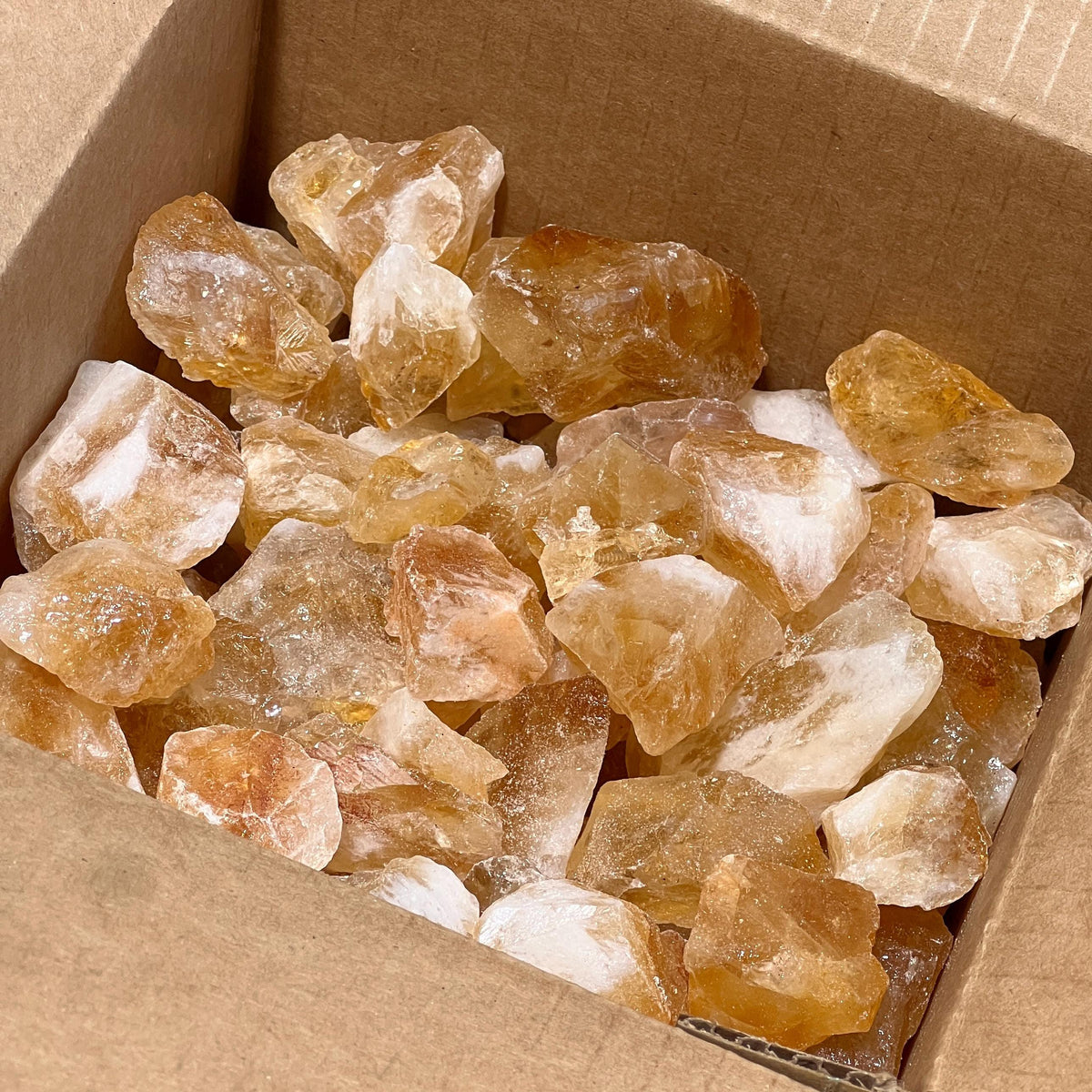 Citrine Rough - Heat-Treated Amethyst