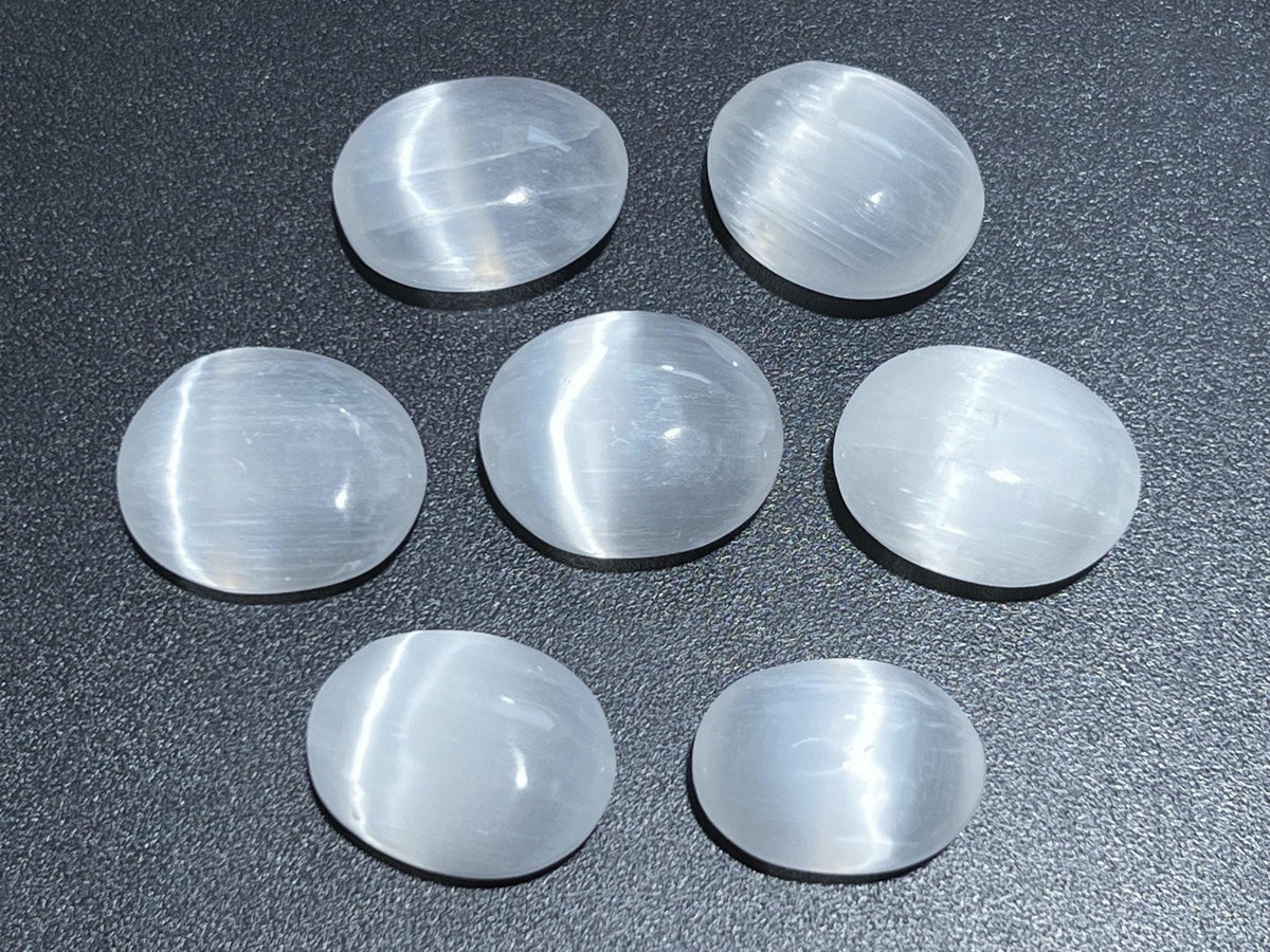 Selenite Mini Palm Stones