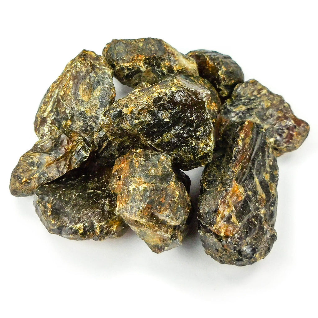 Black Amber Rough Stones - Indonesia