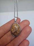 Picture Jasper Pendant Necklace