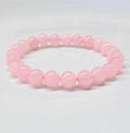 Rose Quartz Bead Bracelet - 4 to 10 mm Stretch