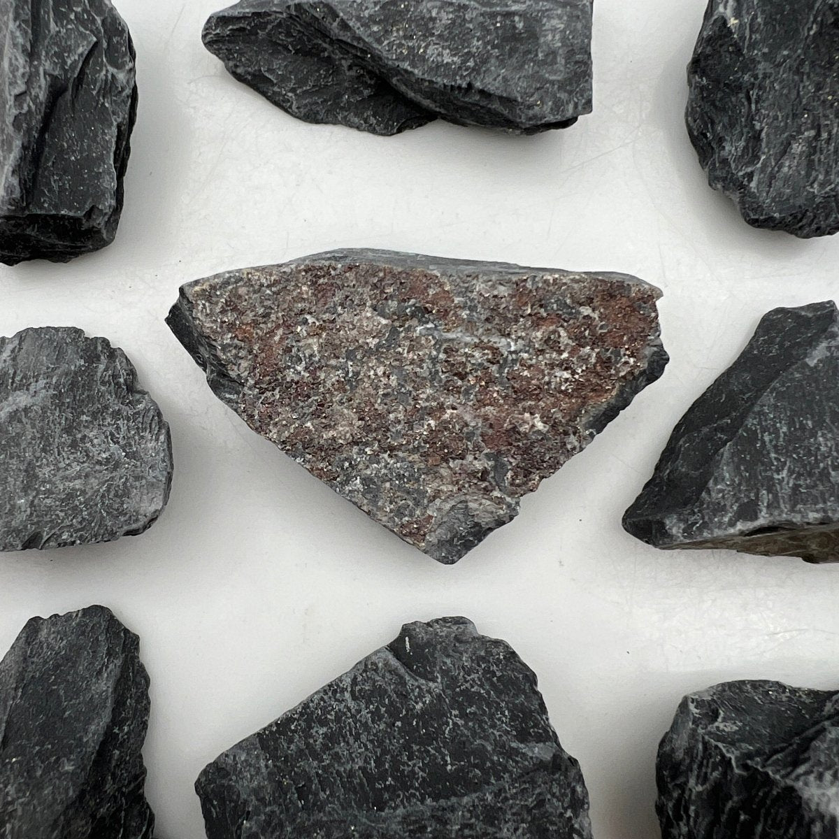 Black Onyx Rough, Raw Black Stones - By the Pound