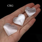 Selenite Pocket Hearts - Morocco