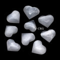 Selenite Pocket Hearts - Morocco
