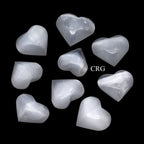 Selenite Pocket Hearts - Morocco